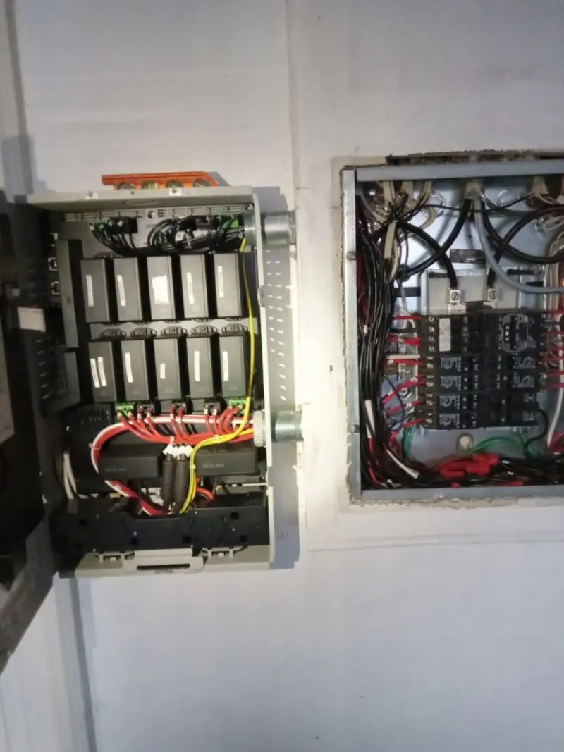 Electrical panel upgrade completed for Carbon Monoxide Detector Installation in Noble